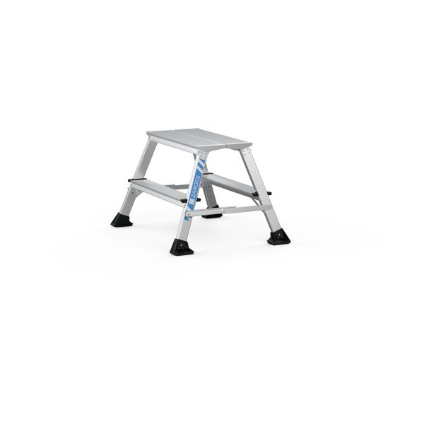41409 ZARGES XLstep P - breit - Arbeitspodest klappbar Podesthöhe 0,49 m - beidseitig begehbar